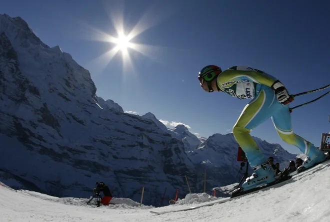 Ena od najznamenitejših alpskih smučarskih klasik za pokal &raquo;Lauberhoren&laquo; je pod vprašajem za prihodnjo sezono. FOTO: Reuters