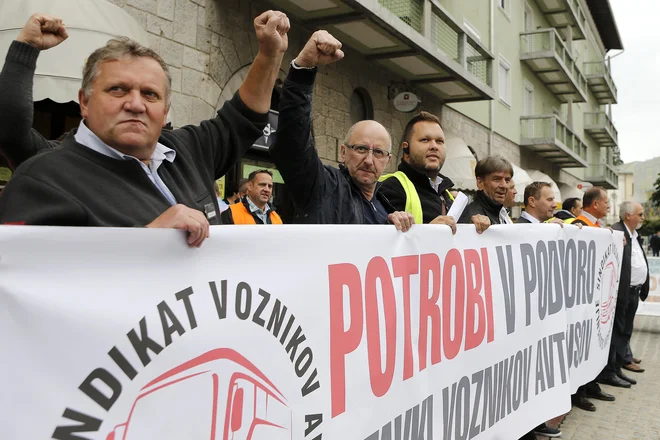 Prevozniki grozijo s protesti, ker jih vlada ni upoštevala, čeprav ustvarijo več prihodka kot turizem. FOTO: Blaž Samec