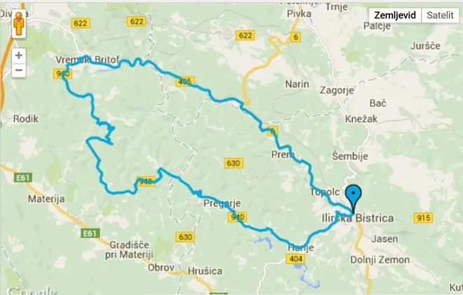 Prevozili ste približno 65 kilometrov, naredili približno 900 višinskih metrov – in za vedno naredili konec pogledovanju proti »tistim gričkom« na poti z Gibonnijem proti morju. FOTO. Andraž