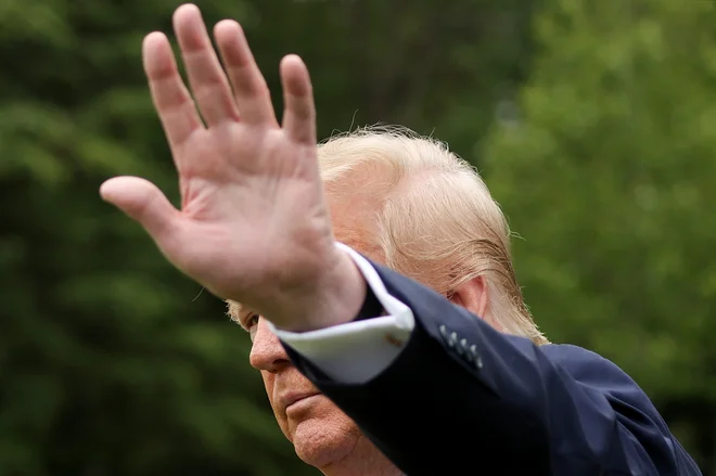 Trump naj bi Moskvo o umiku iz pogodbe obvestil v petek. FOTO: Jonathan Ernst/Reuters