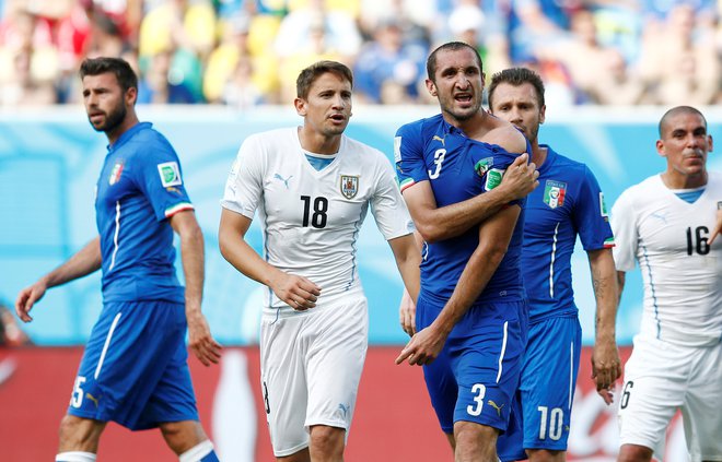 Tekma med Urugvajem in Italijo je bila zelo živčna. FOTO: AFP