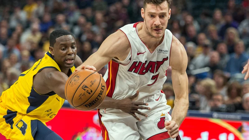 Fotografija: Goran Dragić je bil prvo ime v moštvu Miamija. FOTO: Trevor Ruszkowski/Reuters