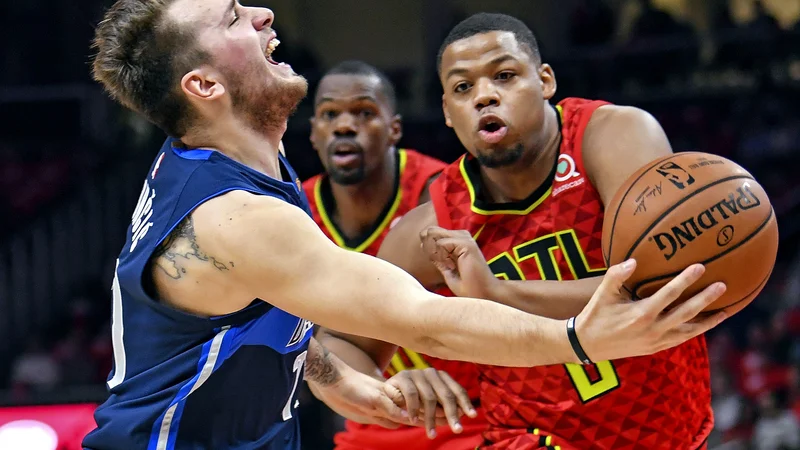 Fotografija: Luka Dončić je okusil drugi poraz v gosteh. FOTO: Dale Zanine/Reuters