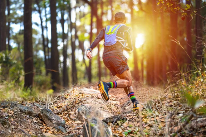 Dobra stvar takega teka je, da ne hlepimo po mnogo pretečenih kilometrih, pač pa po doživetju v naravi. FOTO:&nbsp;Shutterstock