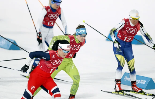 Alenka Čebašek je na Alpe Cermisu popravila izhodišče. FOTO: Matej Družnik/Delo
