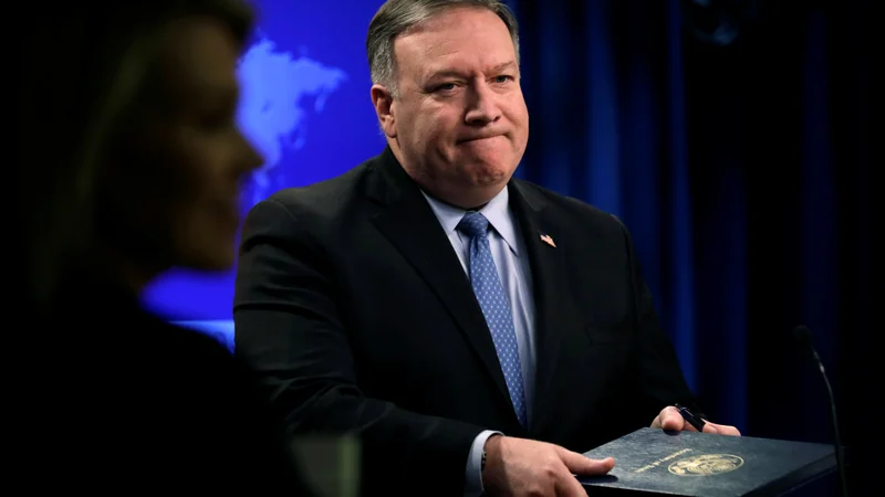 Fotografija: Ameriški zunanji minister Mike Pompeo je uradno obvestil Rusijo, da bodo ZDA čez pol leta odstopile od sporazuma INF. Foto: Reuters