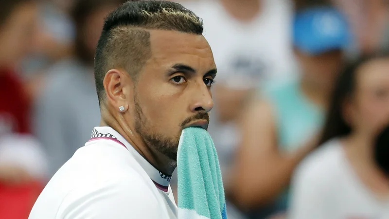 Fotografija: Nick Kyrgios se je pred kratkim razšel z rusko teniško igralko Ano Kalinskajo. FOTO: Pictures