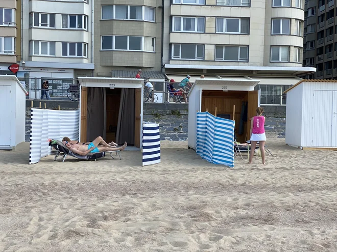 Na belgijski obali poleti spet pričakujejo gnečo. FOTO: Tomislav Krasnec
