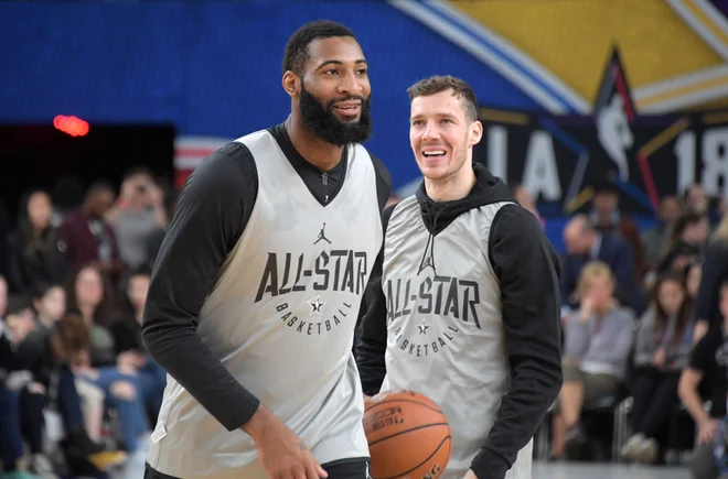 Andre Drummond in slovenski as Goran Dragić sta bila tudi soigralca na tekmi vseh zvezd. FOTO: USA Today Sports