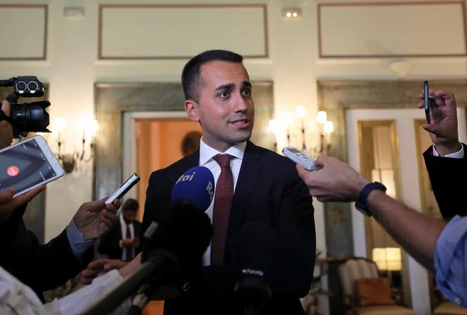 Luigi Di Maio je izjavil, da so mu Avstrijci zagotovili, da nemškim turistom ne bodo preprečevali vstopa v Italijo prek Avstrije. FOTO: Mohamed Abd El Ghany/Reuters