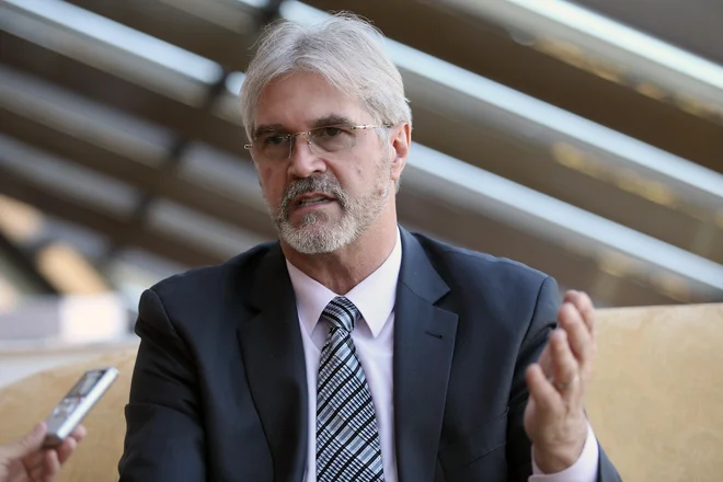 Prof. Igor Gregorič&nbsp; je zatrdil, da pri njem korupcije ne bomo našli. FOTO: Tomi Lombar/Delo