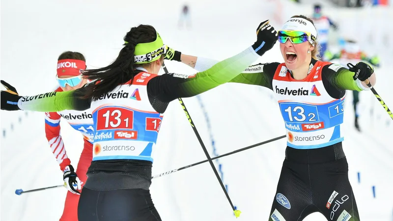 Fotografija: Anamarija in Katja sta se odrezali z izjemno voljo kot tudi psihološko trdnostjo. FOTO: AFP