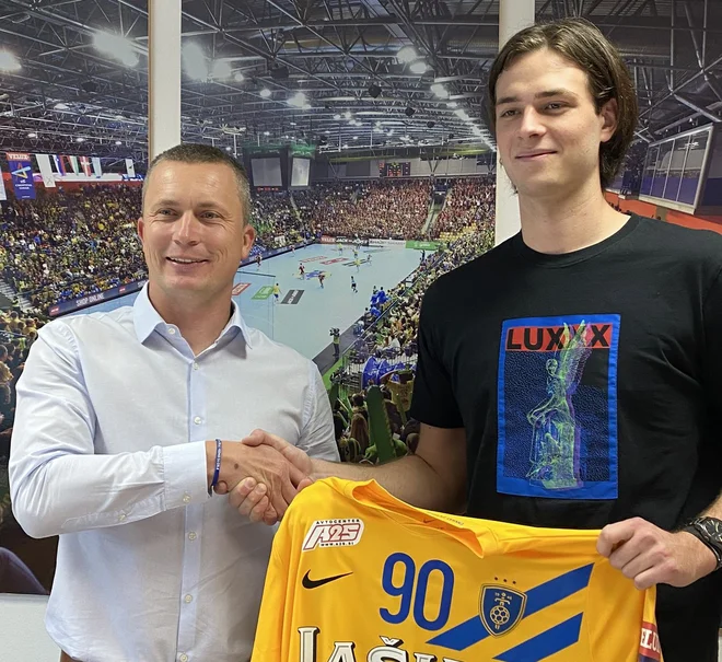 Direktor kluba Rok Plankelj je navdušen nad novo okrepitvijo. FOTO: CPL