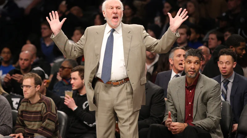 Fotografija: Gregg Popovich je petkratni zmagovalec lige NBA s San Antoniom. FOTO: USA Today Sports