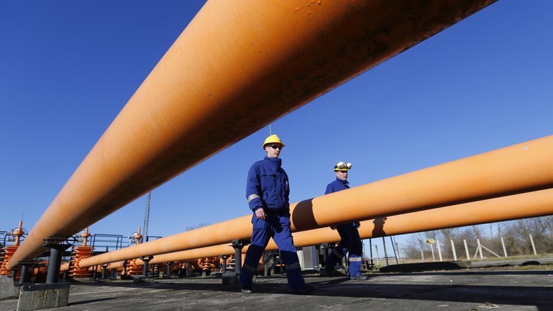 Fotografija: Sredozemski plinovod bi lahko omilil odvisnost EU od ruskega plina. FOTO: Reuters