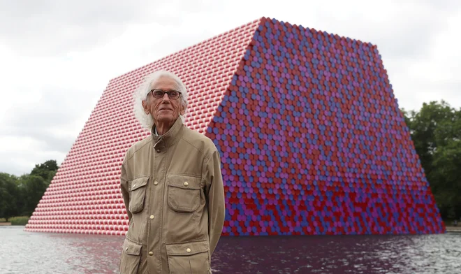 Londonska Mastaba je bil njegov zadnji veliki projekt, prihodnje leto bodo po njegovih načrtih preoblekli &shy;pariški Slavolok zmage. Foto Reuters