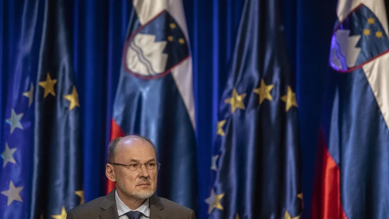 Fotografija: Jelko Kacin je danes vodil 70. tiskovno konferenco vlade. FOTO: Voranc Vogel/Delo