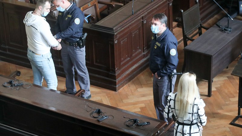 Fotografija: Adlešičeva, Abramov in Huskićeva so obtoženi po petih kaznivih dejanj goljufije, Colarič pa ene goljufije na račun več zavarovalnic. FOTO: Marko Feist/Slovenske novice