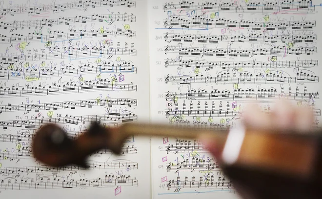 Štirinajstletni Wolfgang Amadeus Mozart naj bi namreč med obiskom Sikstinske kapele ob sredinem obredu slišal tudi Allegrijev <em>Miserere</em>. Še isti dan ga je po spominu zapisal na papir.&nbsp; FOTO: Jože Suhadolnik