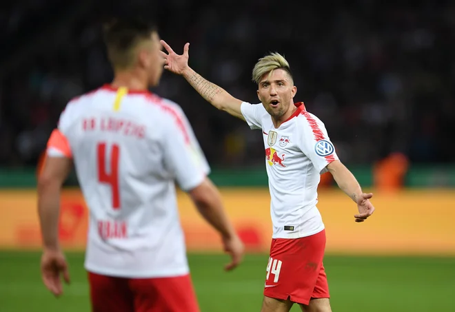 Kevin Kampl je odšel z igrišča v 88. minuti tekme, ko je imel Leipzig v nogah vse tri točke. FOTO: Reuters