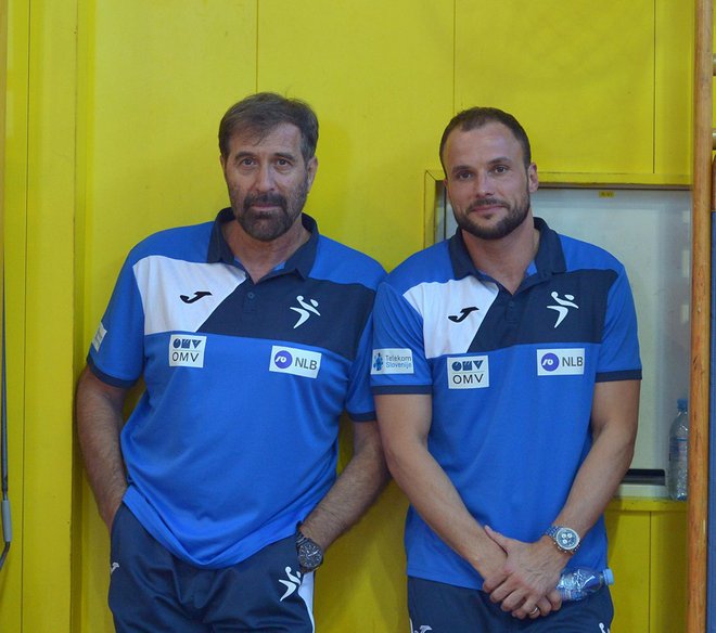 Veselin Vujović in Uroš Zorman sta uspešno začela novo skupno zgodbo v reprezentanci. FOTO: Slavko Kolar