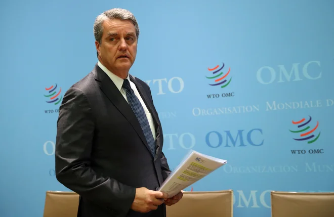 Konec avgusta bo dosedanji direktor WTO Roberto Azevêdo predčasno končal mandat. FOTO: Denis Balibouse/Reuters