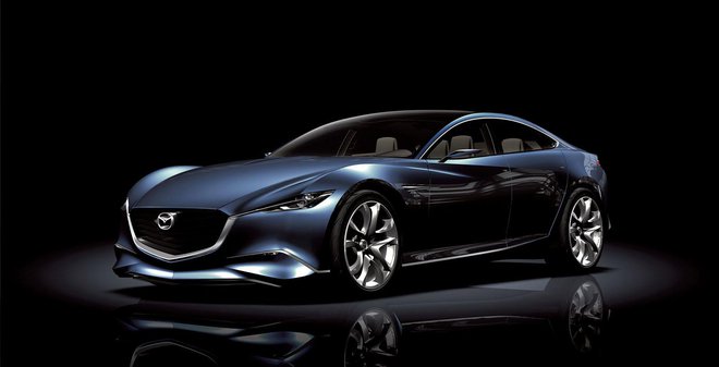 Koncept shinari je leta 2010 napovedal vrhunsko obliko bodočih Mazdinih modelov. FOTO: Mazda