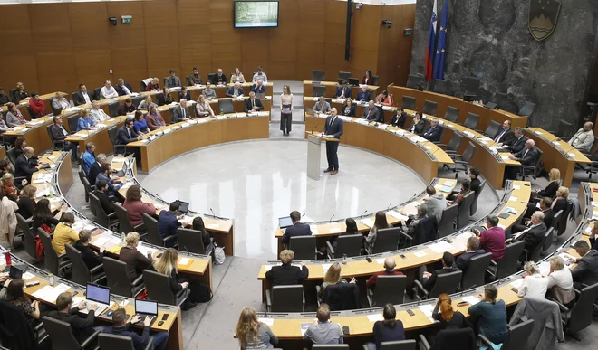 Vse parlamentarne stranke so lani nekaj prihranile za letos. Foto Blaž Samec