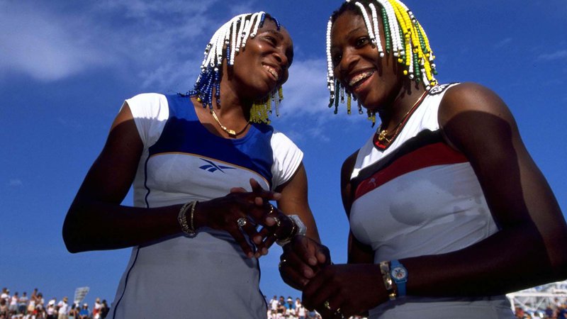 Fotografija: Venus in Serena sta se prvič na turnirju pomerili januarja 1998 na OP Avstralije. FOTO: Action Images via Reuters