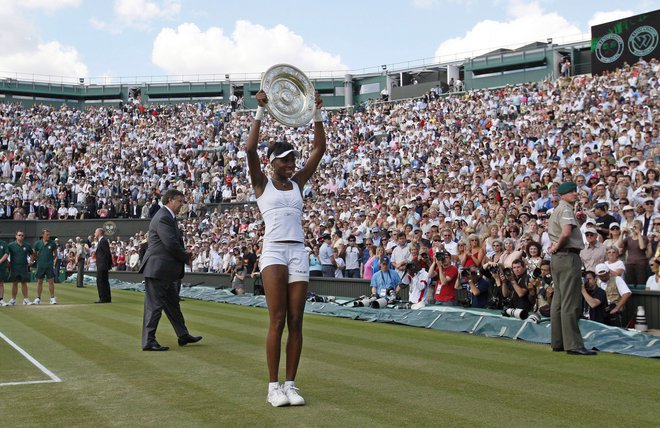 Venus Williams je petkrat zmagala na sveti travi. FOTO: Reuters