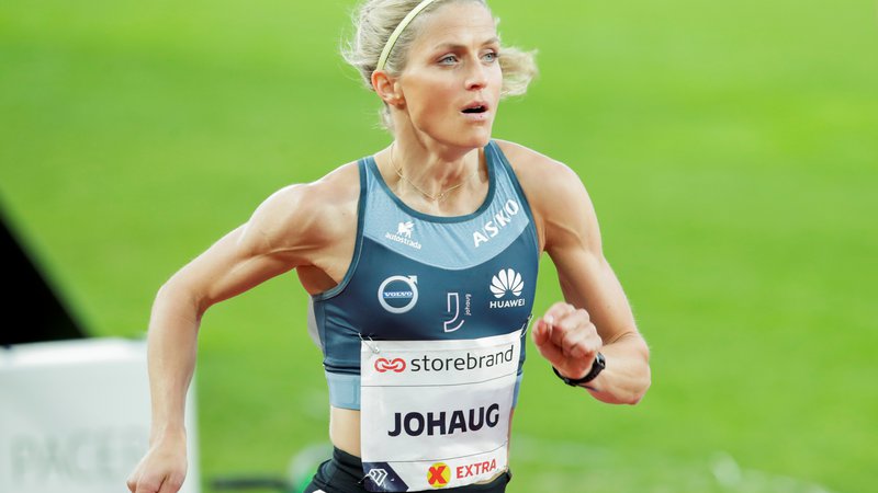 Fotografija: Therese Johaug je v Oslu zablestela z najboljšim izidom sezone v teku na 10.000 metrov. FOTO: Vidar Ruud/Reuters