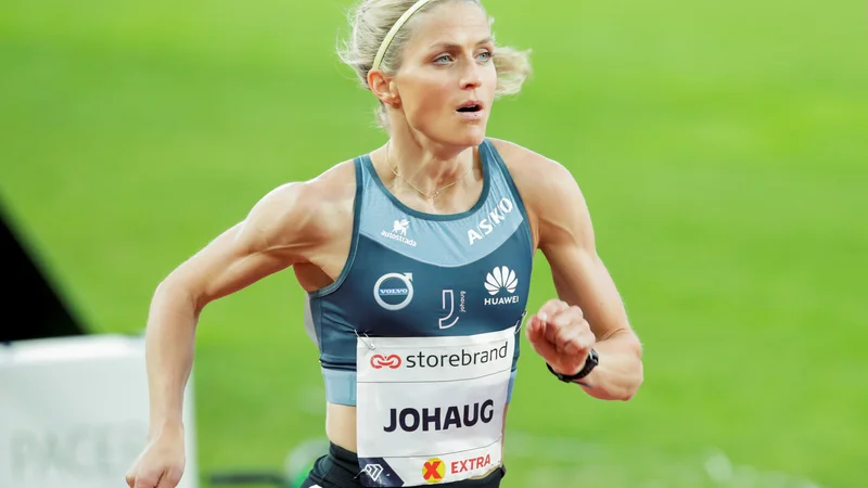 Fotografija: Therese Johaug je v Oslu zablestela z najboljšim izidom sezone v teku na 10.000 metrov. FOTO: Vidar Ruud/Reuters
