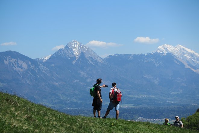 Svetujemo, da se v gore podate skupaj z vodnikom Planinske zveze Slovenije ali gorskim vodnikom. FOTO: Špela Ankele 