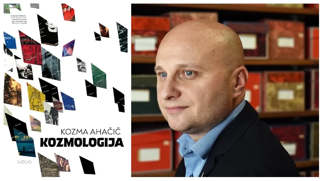Kozma Ahačič bo predstavljal knjigo esejev Kozmologija. Foto Goga