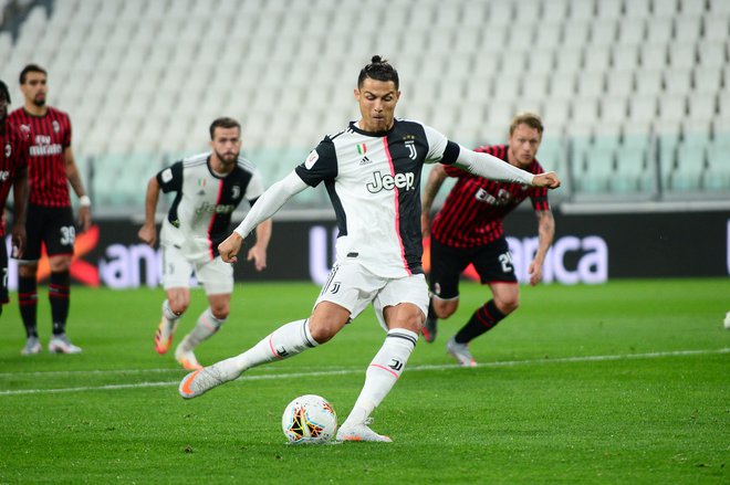 Juventus je s Cristianom Ronaldom na čelu izgubil v finalu italijanskega pokala. FOTO: Reuters