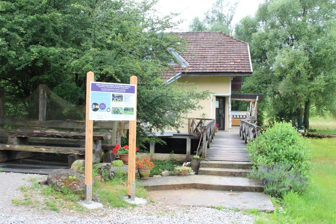 Informacijski center, posvečen svetovni redkosti, črni človeški ribici, je na kmetiji Zupančič v Jevševniku. FOTO: Simona Fajfar