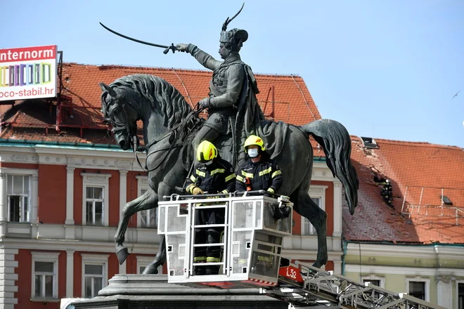 Zagreb je prizadel že približno tisoči potres v treh mesecih. FOTO: Goran Mehkek /Cropix&nbsp;