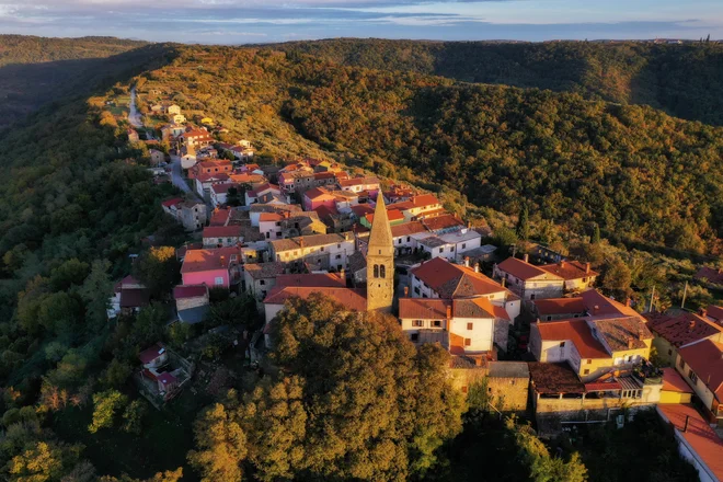 Padna leži na vzpetini Šavrinskega gričevja. FOTO: Jaka Ivančič