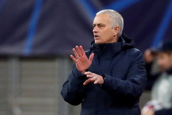 Jose Mourinho bo s Tottenhamom nocoj gostil svoj bivši klub Manchester United. FOTO: Reuters