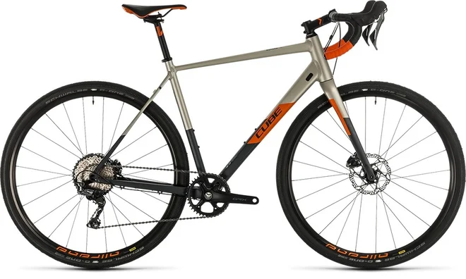 Cube Nuroad SL titanium 'n' orange. FOTO: Arhiv proizvajalca