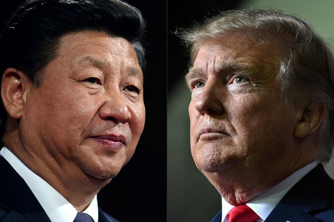 za zmago na novembrskih volitvah naj bi Trump nenačelno trgoval tudi s Kitajsko.  Foto Nicholas Kamm Afp
