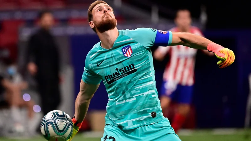 Fotografija: V madridskem Atleticu se lahko zanesejo na slovenskega vratarskega asa Jana Oblaka. FOTO: Javier Soriano/AFP
