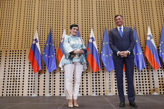 Monika Ažman je spomnila še, da je epidemija razkrila slabe delovne pogoje v zdravstveni negi. FOTO: Leon Vidic/Delo