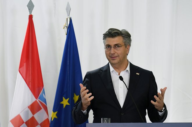 Predsednik hrvaške vlade Andrej Plenković. FOTO: Alexandros Avramidis/Reuters