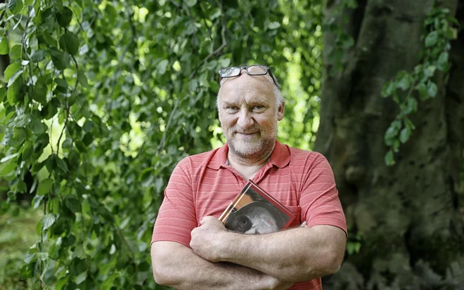 Jiři Kočica, finalist kresnika z romanom Izvirnik FOTO: Blaž Samec/Delo