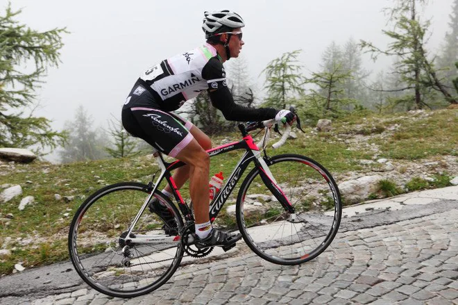 Takole je šel na Vršič leta 2012, tedaj še anonimus - Primož Roglič. Danes je svetovna zvezda. FOTO: TD Kranjska Gora/34. Juriš Na Vršič