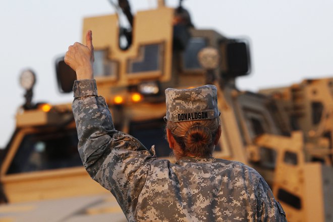 Vojak ameriške vojske je bil notranji sovražnik v lastni enoti. Fotografija je simbolična. FOTO: Shannon Stapleton/Reuters Pictures