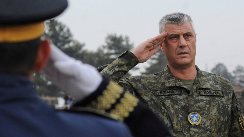 Fotografija: Kosovski predsednik Hashim Thaçi. FOTO: Laura Hasani/Reuters