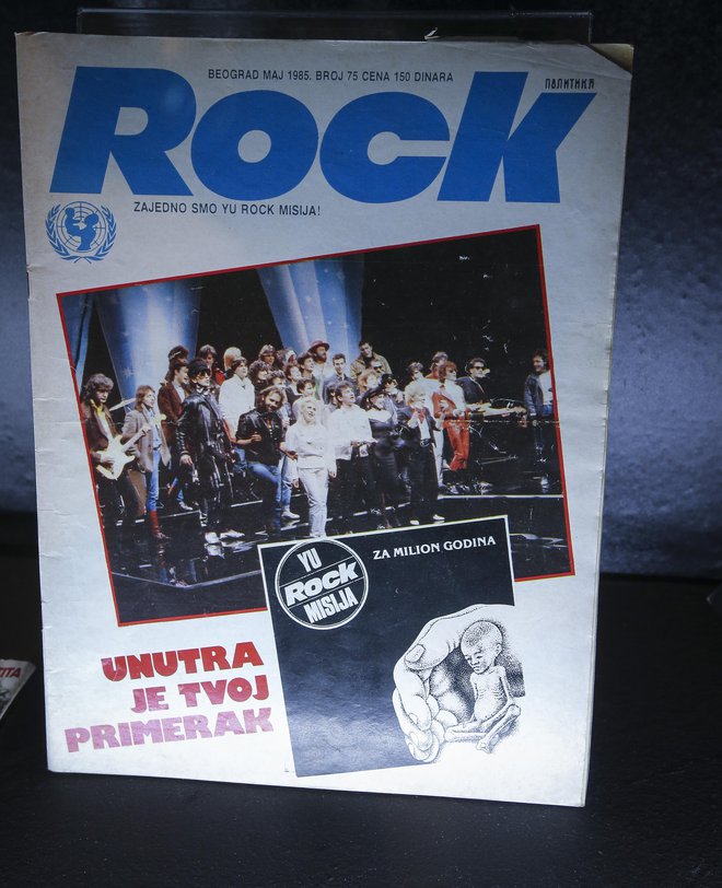 <em>Rock</em> je bil v osemdesetih ena od najbolj priljubljenih revij za popularno glasbo. FOTO: Jože Suhadolnik/Delo