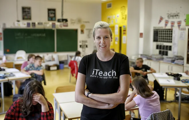&raquo;Če bi hotela delati z računalnikom, bi šla za ekonomistko. Zame je bilo koronaobdobje eno veliko trpljenje.&laquo; FOTO: Blaž Samec/Delo